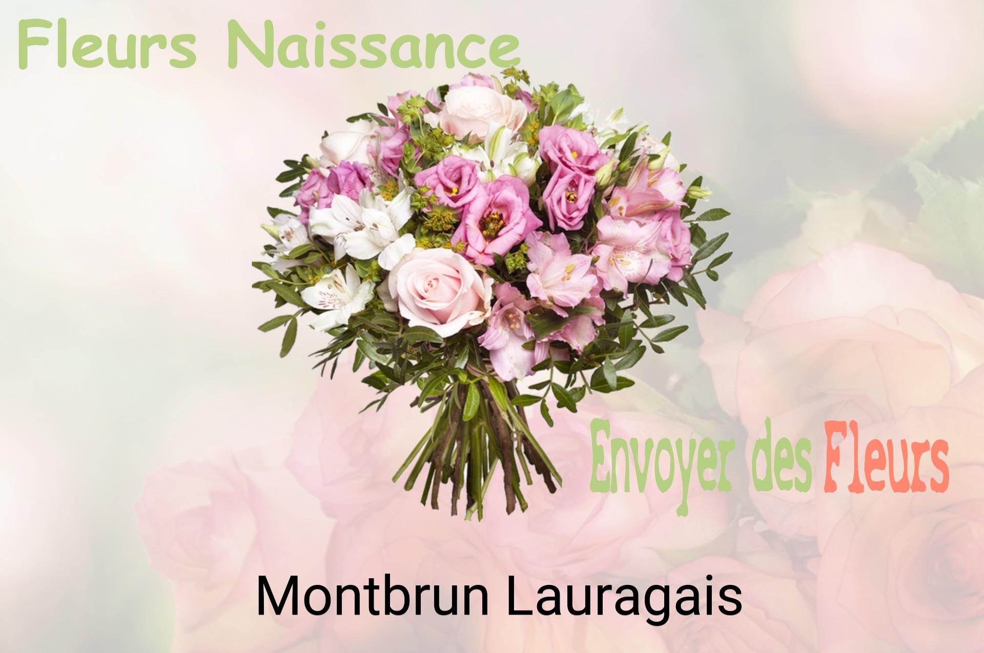 Bouquet de fleurs de naissance livré à Montbrun-Lauragais